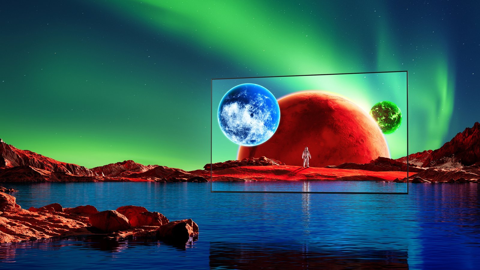 Sony's 'future of colour' campaign photo